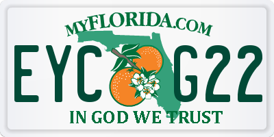 FL license plate EYCG22