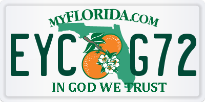 FL license plate EYCG72
