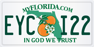 FL license plate EYCI22