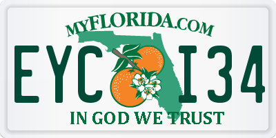 FL license plate EYCI34