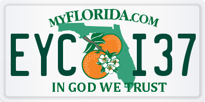 FL license plate EYCI37