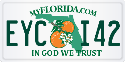 FL license plate EYCI42