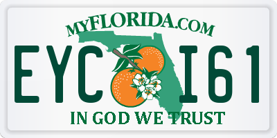 FL license plate EYCI61