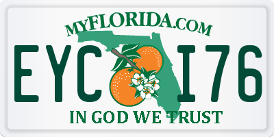 FL license plate EYCI76