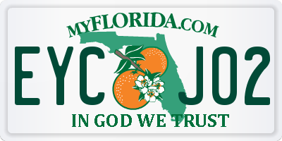 FL license plate EYCJ02