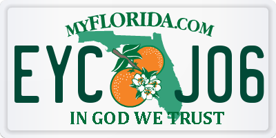 FL license plate EYCJ06