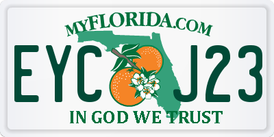 FL license plate EYCJ23