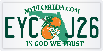 FL license plate EYCJ26