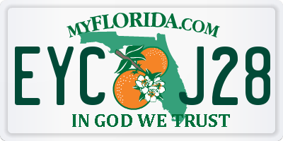 FL license plate EYCJ28
