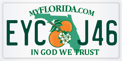FL license plate EYCJ46