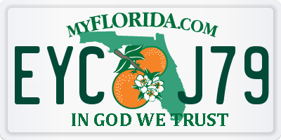 FL license plate EYCJ79