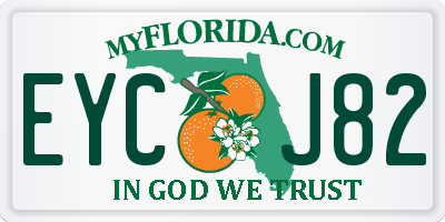 FL license plate EYCJ82