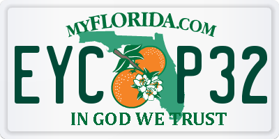 FL license plate EYCP32