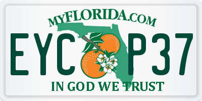 FL license plate EYCP37