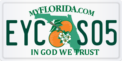 FL license plate EYCS05