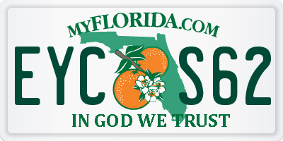 FL license plate EYCS62