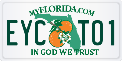 FL license plate EYCT01