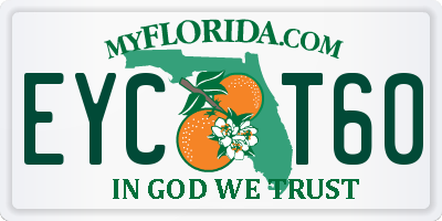 FL license plate EYCT60
