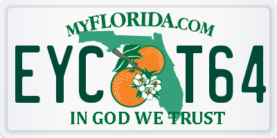 FL license plate EYCT64