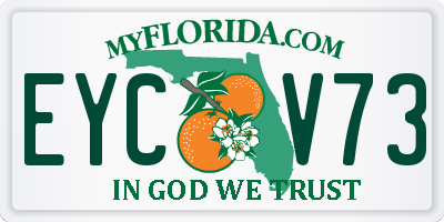 FL license plate EYCV73
