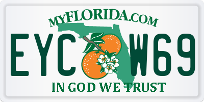 FL license plate EYCW69