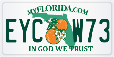 FL license plate EYCW73