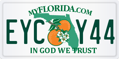 FL license plate EYCY44