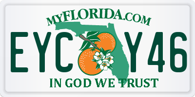 FL license plate EYCY46