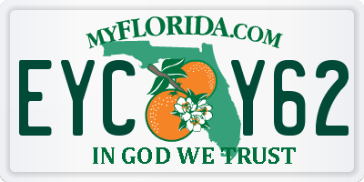 FL license plate EYCY62