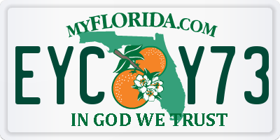 FL license plate EYCY73