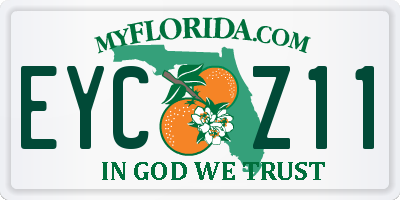 FL license plate EYCZ11