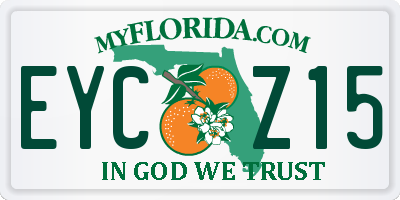 FL license plate EYCZ15