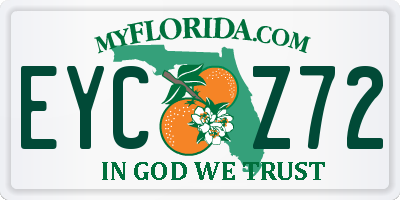 FL license plate EYCZ72