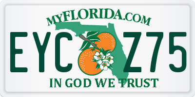 FL license plate EYCZ75