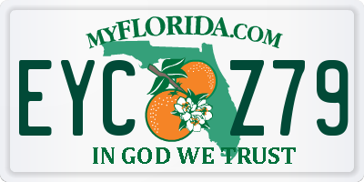 FL license plate EYCZ79