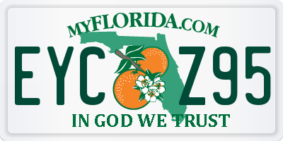 FL license plate EYCZ95