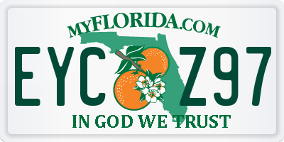FL license plate EYCZ97