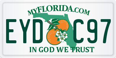 FL license plate EYDC97