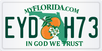 FL license plate EYDH73