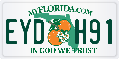 FL license plate EYDH91