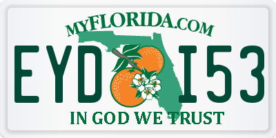 FL license plate EYDI53