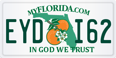 FL license plate EYDI62