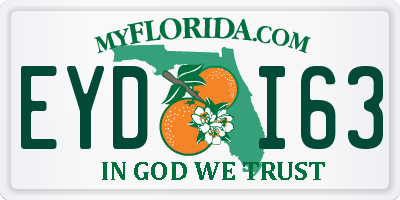 FL license plate EYDI63