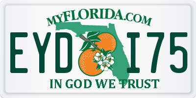 FL license plate EYDI75