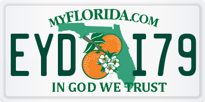 FL license plate EYDI79