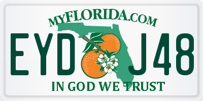 FL license plate EYDJ48