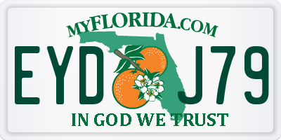 FL license plate EYDJ79