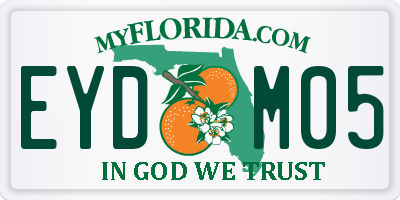 FL license plate EYDM05
