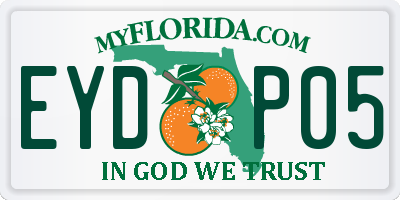 FL license plate EYDP05