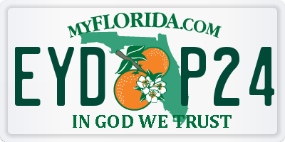 FL license plate EYDP24